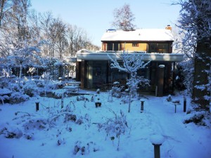 de zon op het dak