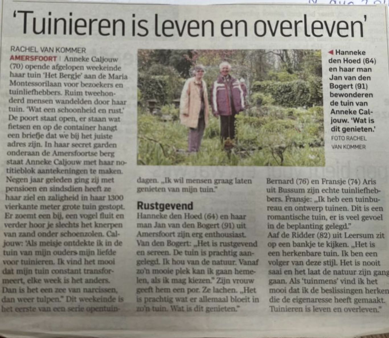 Uit de Amersfoortse Courant